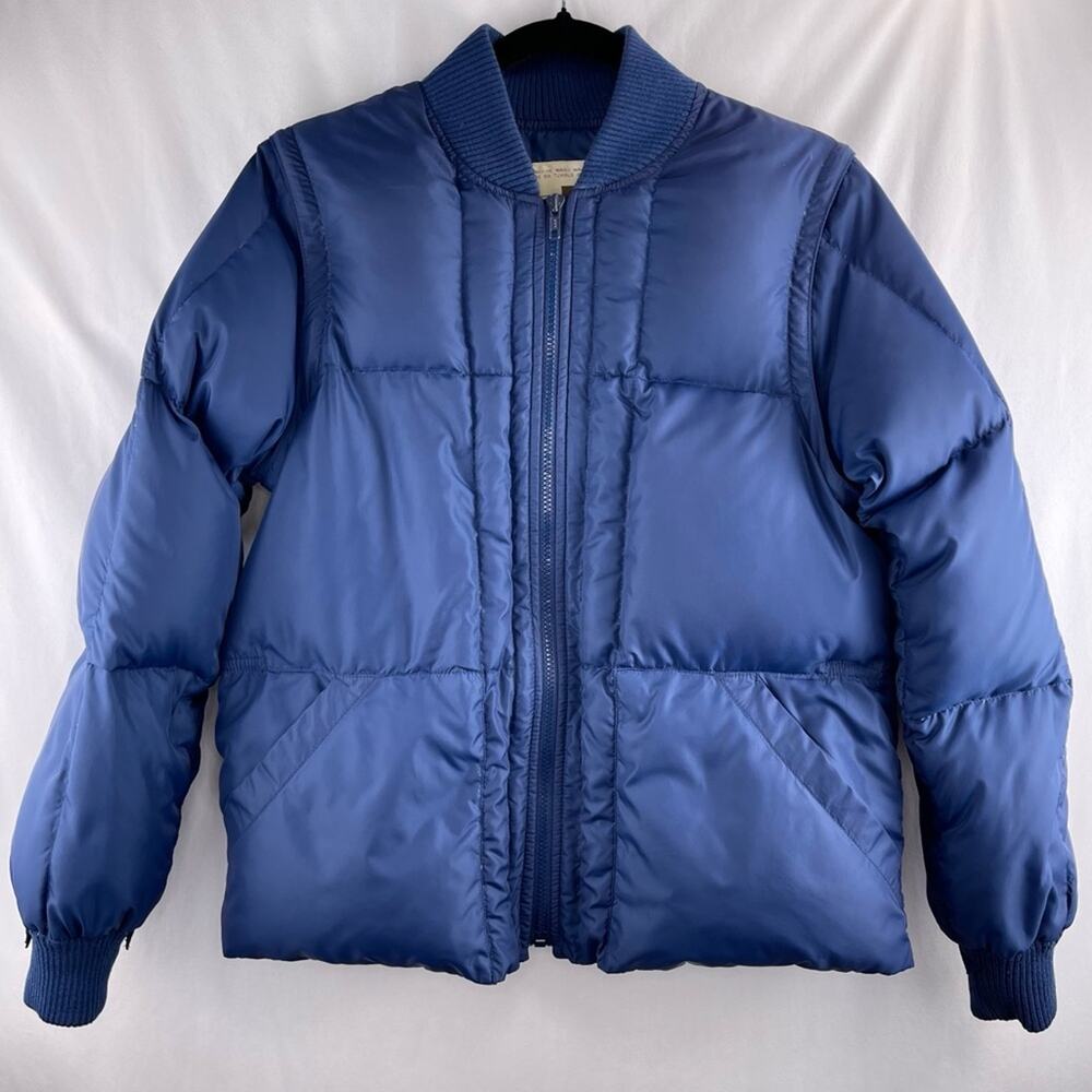 Vintage Sears Convertible Puffer Down Jacket & Vest